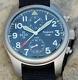 Toujours Pret GMT military field watch. Blasted stainless steel domed crystal