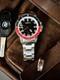 Tsovet SMT-DW42 GMT Hybrid Kinematic Automatic Blue Red Watch Limited Edition