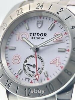 Tudor Aeronaut GMT Stainless Steel White Dial 40.5mm Automatic Men's Watch 20200