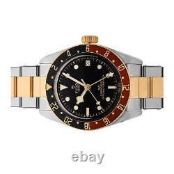 Tudor Black Bay GMT Automatic 41mm Steel Gold Mens Bracelet Watch Date 79833MN