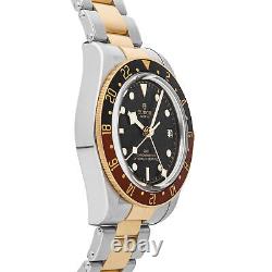 Tudor Black Bay GMT Automatic 41mm Steel Gold Mens Bracelet Watch Date 79833MN