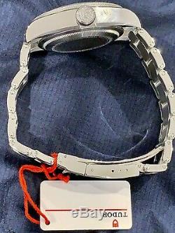 Tudor Black Bay GMT Metal Bracelet+Pepsi Genuine Handmade Italian Leather Strap