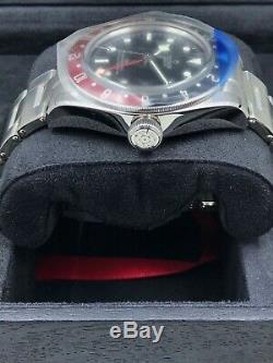 Tudor Black Bay GMT Pepsi 79830RB 41mm Steel Bracelet Watch Brand New