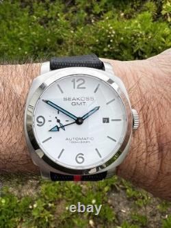 Two SEAKOSS $195 GMT AUTOMATIC, 45 MM, DATE, SAPPHIRE CRYSTAL