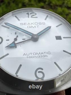 Two SEAKOSS $195 GMT AUTOMATIC, 45 MM, DATE, SAPPHIRE CRYSTAL