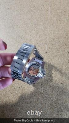 U22601 without tags SEIKO MOD PEPSI GMT SAPPHIRE CRYSTAL AUTOMATIC NH34 G2U