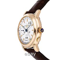 Ulysse Nardin GMT Perpetual Automatic 40mm Rose Gold Mens Strap Watch 322-88/91