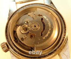 Unichron World Time Diver Gmt Compressor Ut37 17 Jewel Vintage Watch For Repair