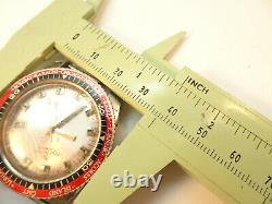 Unichron World Time Diver Gmt Compressor Ut37 17 Jewel Vintage Watch For Repair