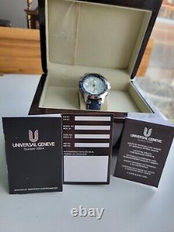 Universal Geneve Polar Compax GMT 898.111 WORLD TIME CHRONOGRAPH 44MM MEN'SWATCH