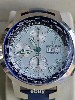 Universal Geneve Polar Compax GMT 898.111 WORLD TIME CHRONOGRAPH 44MM MEN'SWATCH