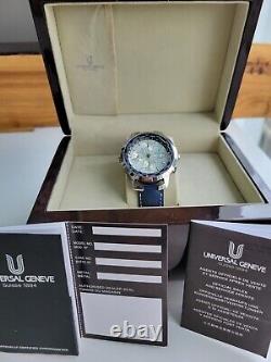 Universal Geneve Polar Compax GMT 898.111 WORLD TIME CHRONOGRAPH 44MM MEN'SWATCH