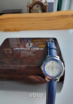 Universal Geneve Polar Compax GMT 898.111 WORLD TIME CHRONOGRAPH 44MM MEN'SWATCH