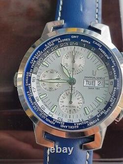 Universal Geneve Polar Compax GMT 898.111 WORLD TIME CHRONOGRAPH 44MM MEN'SWATCH