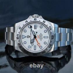 V2 PAGANI Design New Men's Automatic Mechanical Watch GMT 42mm 100m USA SELLER
