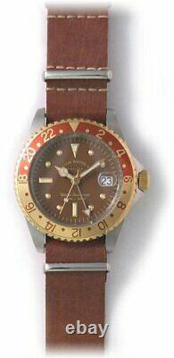 VAGUE WATCH Co. Watch BRWN GMT (Brown GM Tea) BG-L-001 Men