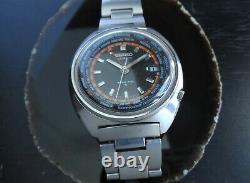VINTAGE SEIKO GMT WORLD TIME REF 6117-6400 AUTOMATIC JAPANESE WATCH Ca 1975