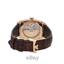 Vacheron Constantin Harmony Dual Time Auto Rose Gold Mens Watch 7810S/000G-B050