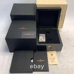 Vacheron Constantin Traditionnelle 42mm Auto Gold Mens Watch GMT 86060/000R-8985