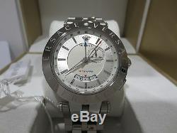 Versace Men's 29G99D001 S099 V-Race GMT ALARM Luminous Stainless Steel Watch