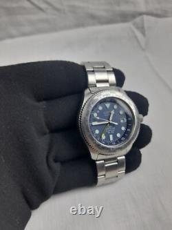 Very Rare Citizen B876-H23231 Vintage Citizen Eco-Drive GMT World Time