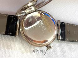 Very Rare Omega GMT World Time Men's Wristwatch Swiss Made Big Size 49 mm