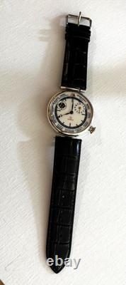 Very Rare Omega GMT World Time Men's Wristwatch Swiss Made Big Size 49 mm
