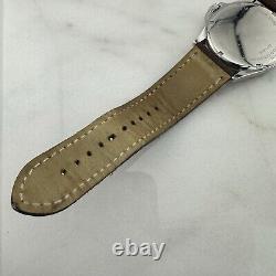 Victorinox SWISS ARMY Men INFANTRY DUAL TIME 4 HANDER GMTCream DlBrown Leather