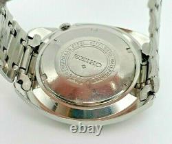 Vintage 1970 Men's SEIKO Navigator Timer Automatic GMT Watch, Serviced 6117-6410