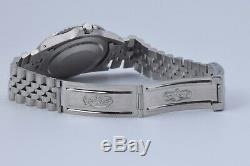 Vintage 1984 Rolex GMT Master Swiss Watch Jubilee Pepsi Bezel Black Dial 16750