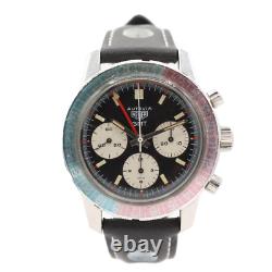 Vintage 40mm Heuer 2466c Autavia GMT Pepsi Men's Mechanical Wristwatch V 72