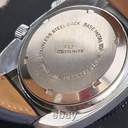 Vintage Arios Mechanical Gmt Mens 40mm Watch
