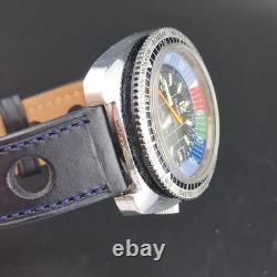 Vintage Arios Mechanical Gmt Mens 40mm Watch