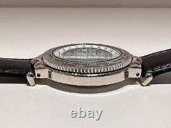 Vintage Beautiful Men's Quartz Watch Jacques Lemans Gmt World Timer