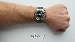 Vintage Buler Seawind World Timer GMT Sport Diver Swiss Made Automatic Watch