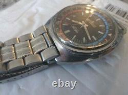 Vintage Classic Seiko lot 6117 RARE 6117-6400, 6117-6419, GMT 24hr, World Time