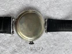 Vintage Cyma GMT World Dual Time Pocket Watch Conversion to Watch 15J Swiss Made
