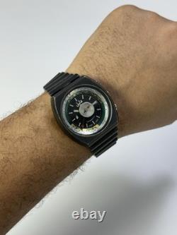 Vintage Dalil Qibla Compass & World Time Swiss Muslim Automatic 41mm GMT 1970's