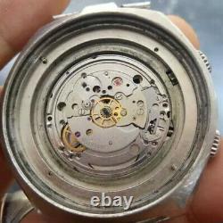 Vintage Edox Geoscope Automatic World Time 24 Hour Map Dial Swiss 2774 See Video