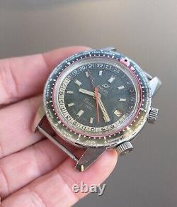 Vintage Enicar Sherpa Guide GMT Automatic Watch 1960's EPSA Super Compressor