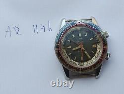 Vintage Enicar Sherpa Guide GMT Automatic Watch 1960's EPSA Super Compressor