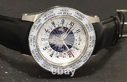 Vintage Fortis Automatic B-47 World time GMT Swiss 25J Men Watch Working Mod