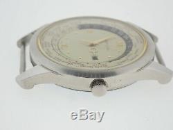 Vintage Hamilton 2495 Quartz GMT / World Time Men's Wrist Watch NOS read