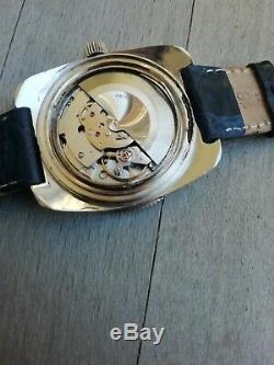 Vintage Jungfrau Worldtime Gmt Automatic Swiss Bezel Caliber As No Diver Eta