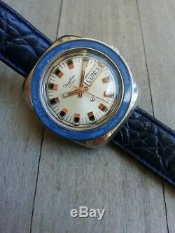 Vintage Jungfrau Worldtime Gmt Automatic Swiss Bezel Caliber As No Diver Eta