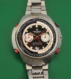 Vintage Late 60's Hamilton Count-Down Chrono-Matic GMT Worldtime Watch Cal. 14