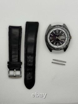 Vintage LeGant QS World Timer Watch Swiss Made Selfwinding 1970s Traveler GMT