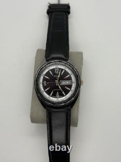 Vintage LeGant QS World Timer Watch Swiss Made Selfwinding 1970s Traveler GMT