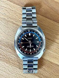 Vintage May/1970 Seiko 6117-6410 Navigator Timer GMT Coveted Proof Dial