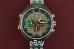 Vintage Omega Flightmaster 145.013 MK1 Orange Second Hands Stainless Steel 43mm